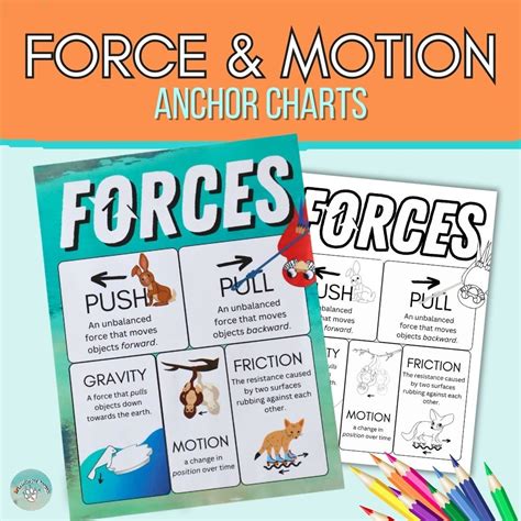 Force and Motion Freebie — ARTventurous Animals