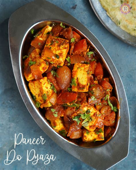 Paneer Do Pyaza Recipe Raks Kitchen