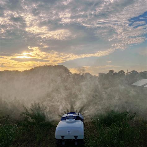 Lj Tech Latest Technology Automated Orchard Airblast Sprayer Robot