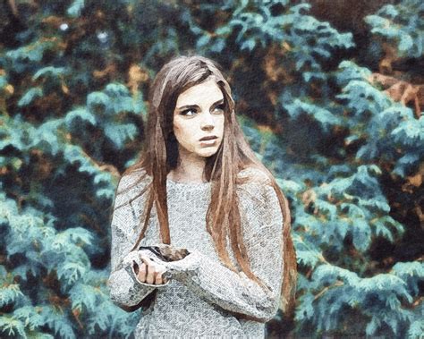 Watercolor Painting Effect, Photoshop PSD Template, Painterly - FilterGrade