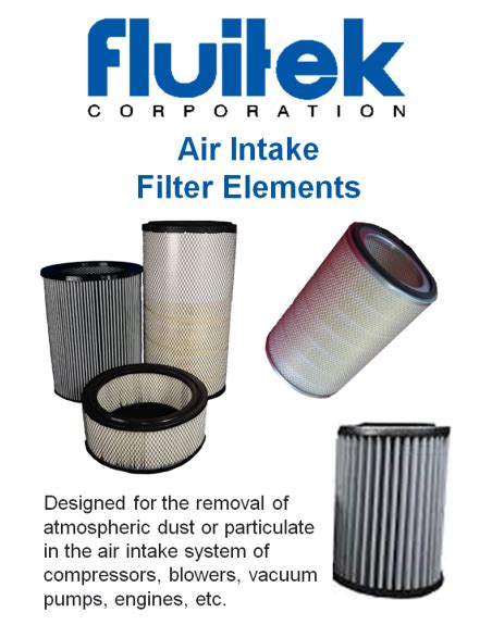 Fluitek Industrial Filtration Elements Sku Fluitek Flt