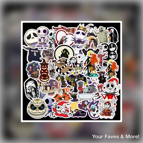 The Nightmare Before Christmas Stickers Bulk Sticker Sets Vinyl