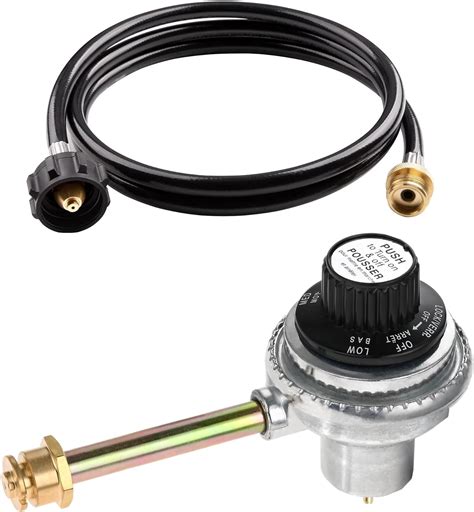 Moflame 29102349 Regulator Control Valve With Propane Hose Adapter 6ft Fits Convert