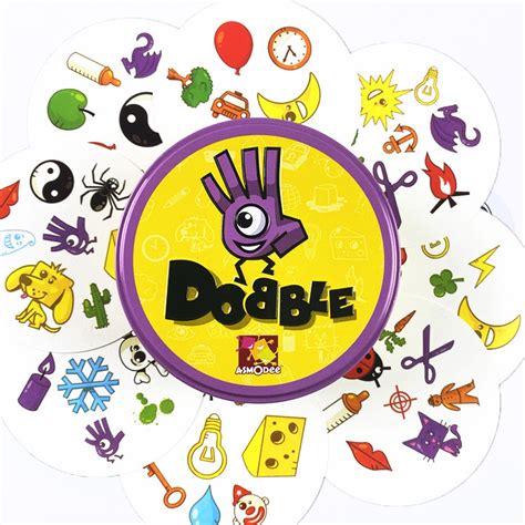 SPOT IT JR DOBBLE JUEGO DE CARTAS DOBLE PARA NIÑOS PIKACHU AMIGOS DC