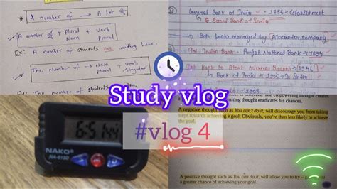 A Day In Life Of Banking Aspirant Study Vlog SBI PO IBPS PO