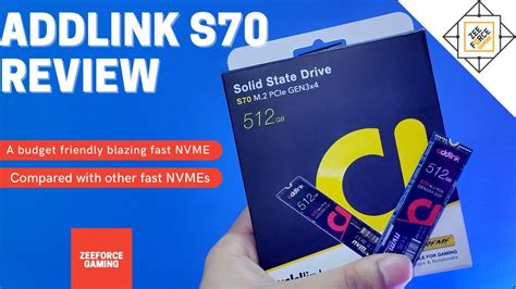 Addlink S Gb Review Best M Nvme For Gamers Youtube