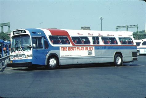 New York Bus Service GM New Look bus Kodachrome original Kodak slide ...