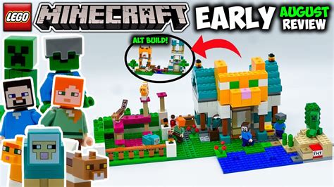 LEGO Minecraft Crafting Box 4.0 EARLY Review! (BOTH BUILDS) | LEGO ...