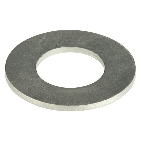 Zoro Select Flat Washer For Screw Size 5 8 Stainless Steel Plain