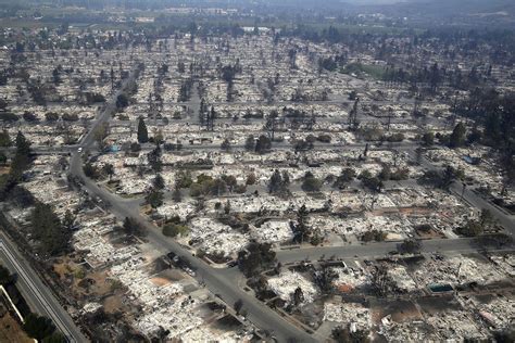 California Fires Aerial Photos Show California Wildfires From Above