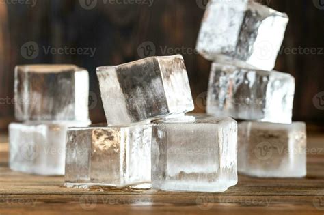 Crystal clear ice cubes 23491345 Stock Photo at Vecteezy