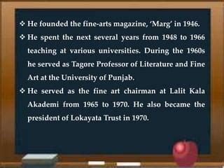 Biography of mulk raj anand. | PPT