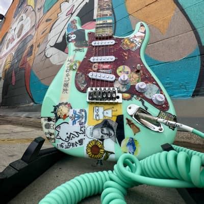 The Weezer Guitar By Gepettos Guild Seafoam Green Rivers Reverb