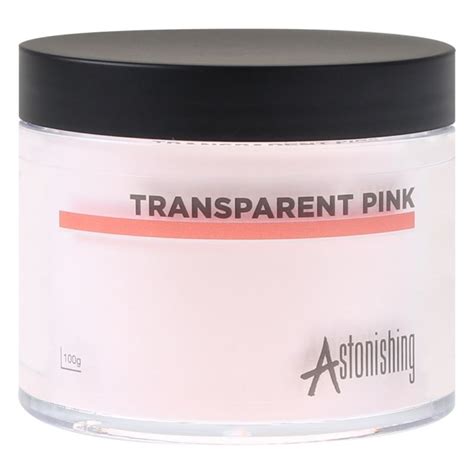 Astonishing Acrylic Powder Transparent Pink Gr Kopen