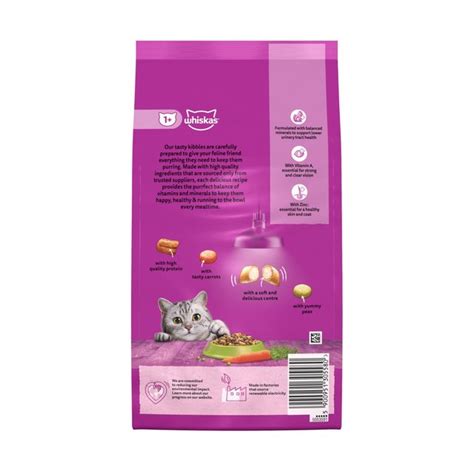 Whiskas Adult Complete Dry Cat Food Biscuits Duck And Turkey 2kg Ocado