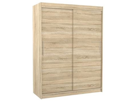 Armoire De Chambre Coucher Naturel Portes Coulissantes Douva Cm