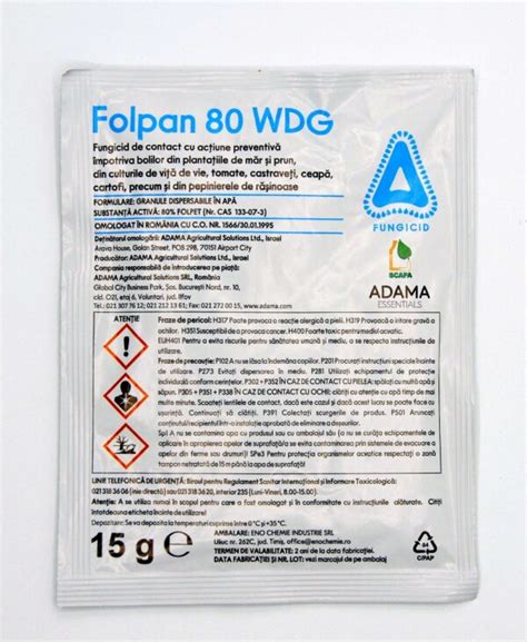 Fungicid Folpan Wdg G Adama Contact Agrosem