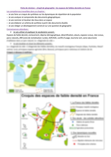 Solution Fiche De R Vision Chap De G Ographie Studypool