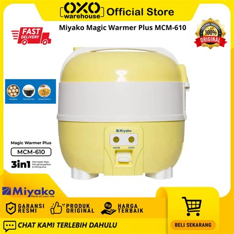 Jual Miyako Magic Mcm Liter Mejikom Mini Rice Cooker Low Watt