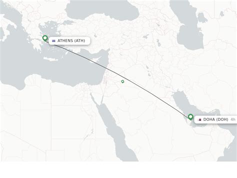 Direct Non Stop Flights From Athens To Doha Schedules