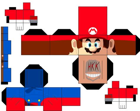 Mario Paper Toy | Free Printable Papercraft Templates