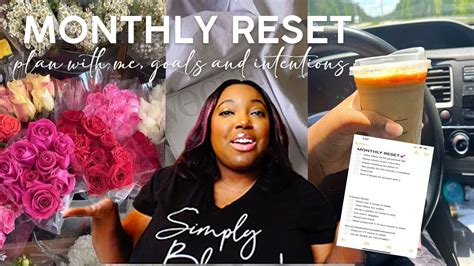 MAY MONTHLY RESET Goal Setting Spring Cleaning Plan With Me Prep