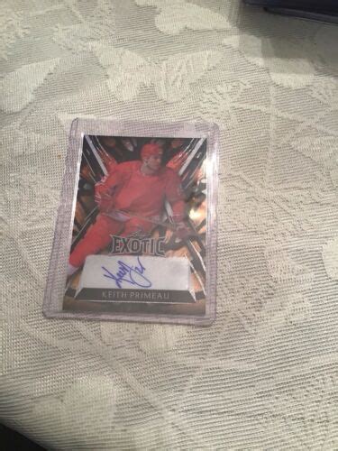 Leaf Metal Hockey Legends Exotic E Kp Keith Primeau Auto