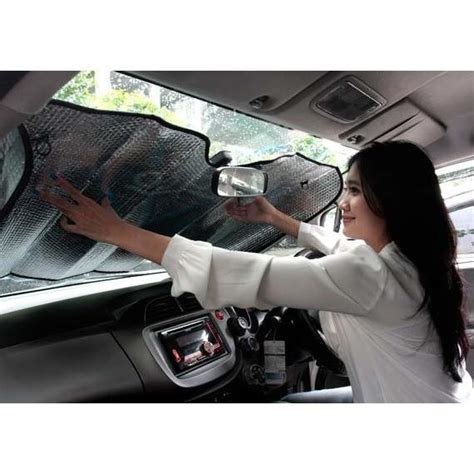 Jual Sun Shield Penahan Pelindung Panas Kaca Depan Mobil Lipat