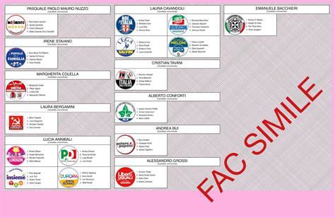 Politiche 2018 Numeri Modalità Di Voto Fac Simile Delle Schede Di