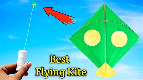 How To Make Kite From Kite Paper Making Best Flying Kite Patang