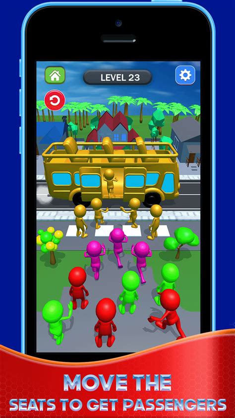 Passenger Bus Jam Color Sort Game Passenger Bus Seat Jam Color Match