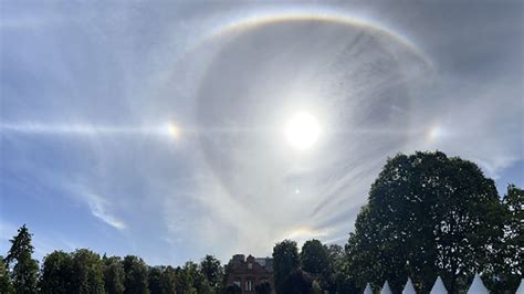 Ethereal Halo And Light Arcs Around The Sun Captured In Photos Of