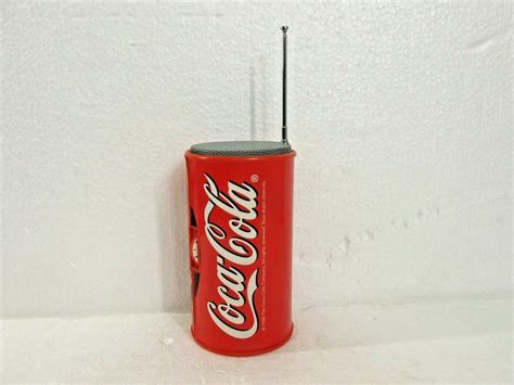 Vintage Coca Cola AM FM Can Radio In Great Working And Physical