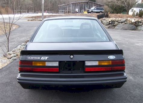 Black 1983 Ford Mustang Gt Hatchback Photo Detail