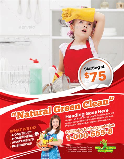 FREE 36+ Modern Cleaning Flyer Templates in PSD | AI | EPS | InDesign ...