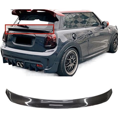 Mini Cooper S F F Carbon Fiber Rear Roof Top Spoiler Lip Gm Gigamot