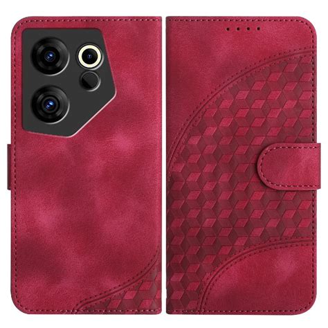 Case For Tecno Camon 20 Pro 4G Shockproof Leather Case Geometric