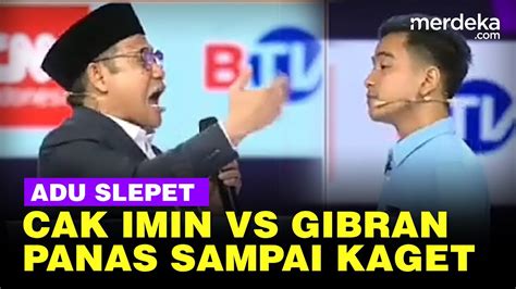 Momen Panas Cak Imin Vs Gibran Adu Slepet Sindir Proyek Solo Sampai