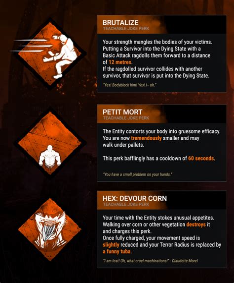 Bruh These Leaked 4th Anniversary Killer Perks Look Intense R