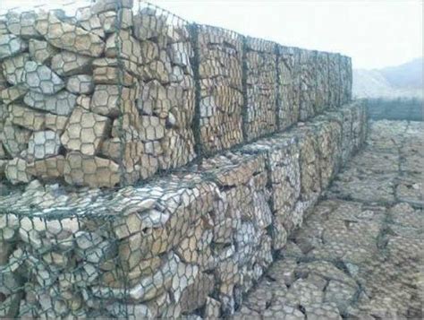 ASTM A975 Standard Heavily Galvanized Gabion Baskets For Erosion