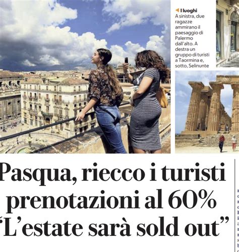 Repubblica Pasqua Riecco I Turisti Prenotazioni Al 60 Lestate