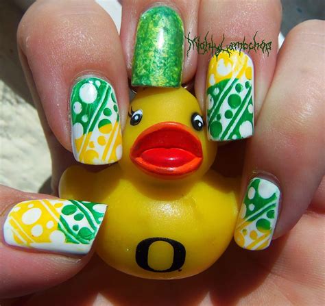 Lambchop Mobile Duck Out The Jams Oregon Duck Nails Duck Nails Football Nails