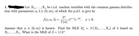 Solved Let X Xn Be I I D Random Variables With Chegg