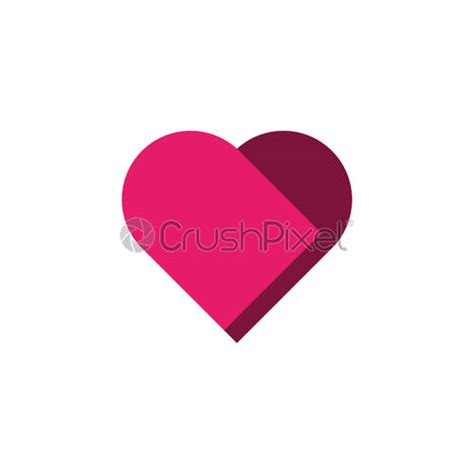 Love Heart Logo And Symbol Vector Stock Vector Crushpixel