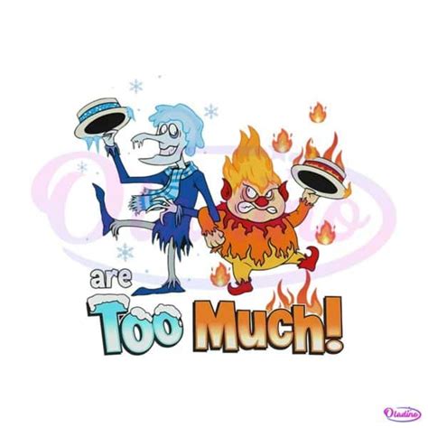 Miser Brothers Too Much Heat And Snow Miser Png Download