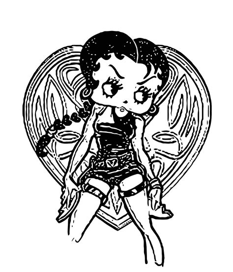 Betty Boop We Coloring Page 337