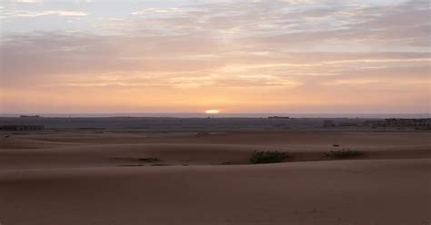 Camp in the Moroccan Sahara Desert