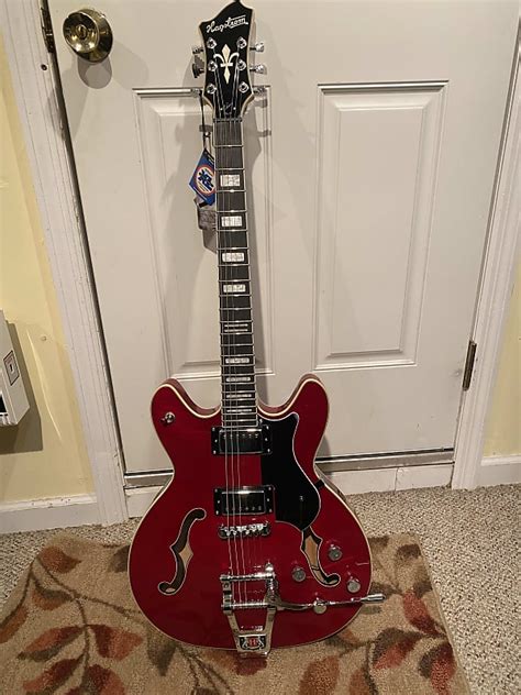 Hagstrom Tremar Viking Deluxe Electric Guitar Semi Hollow Reverb