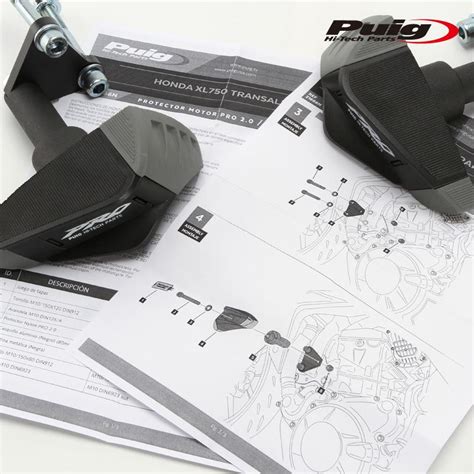 Puig 21666N CRASH PADS PRO 2 0 HONDA XL750 TRANSALP 23 24 プーチ スライダー