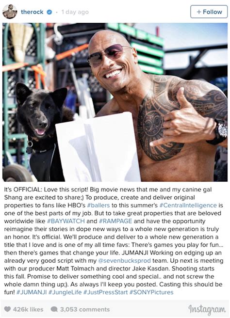 The Rock Is Going To Star In The Jumanji Remake – Sick Chirpse